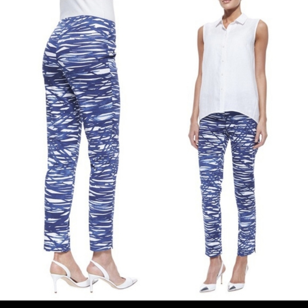 Lafayette 148 Stanton Slim Leg Ankle Pants - Size 14 US